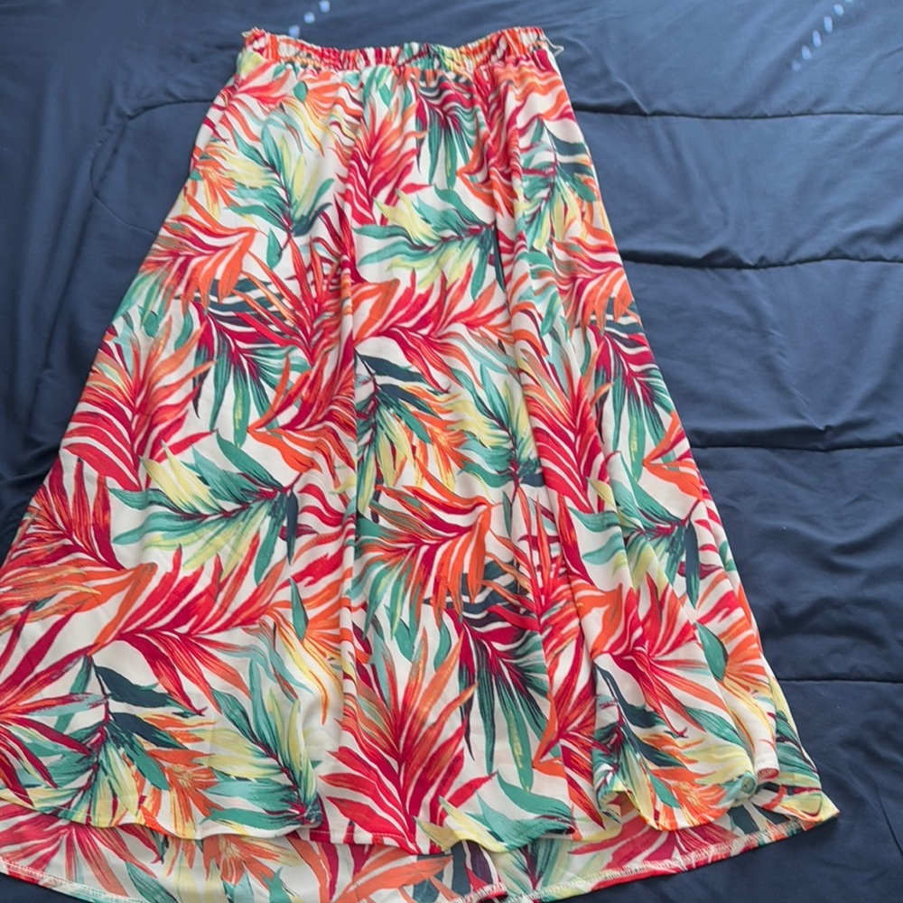 Tropical Print Women's Skirt